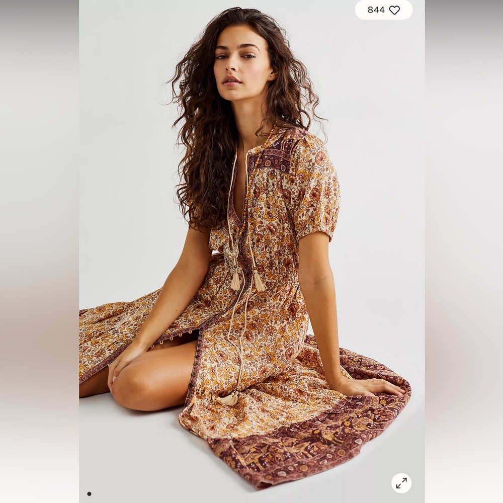 Spell And The Gypsy Collective Maxi Dress Sundown Gown Spice Size S
